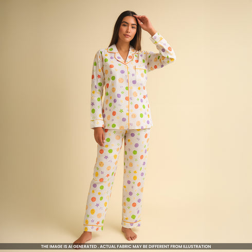 Baby Printed Cotton Fabric-F4411